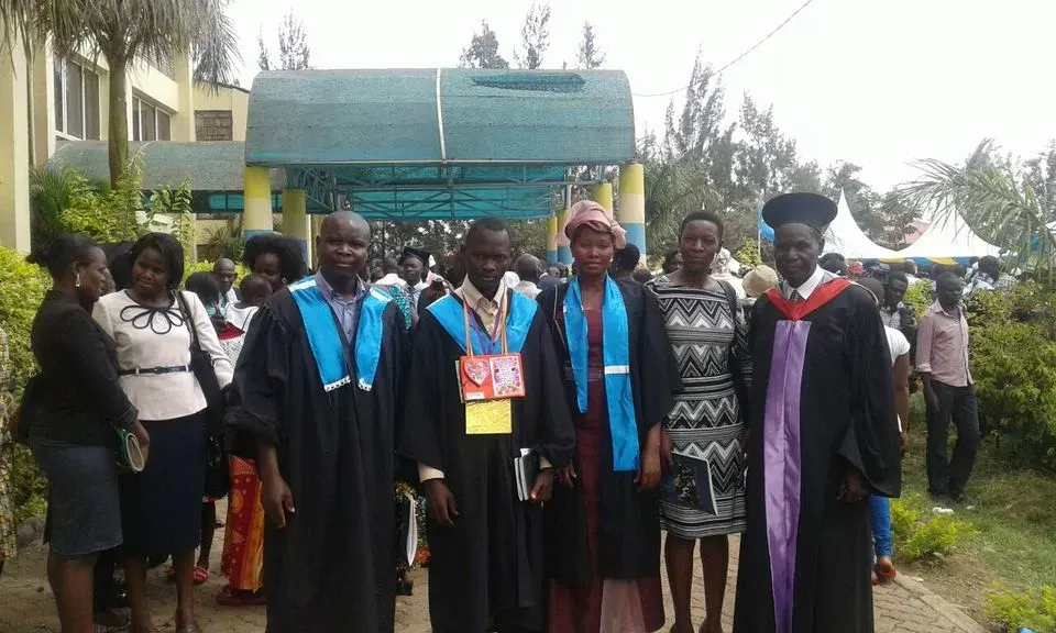 IDIA College pioneer graduates in academic gowns